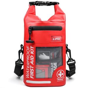 250 PCS Waterproof First Aid Kit in Dry Bag