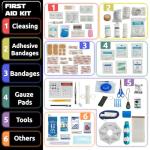 Large 556-Piece Tactical First Aid Kit