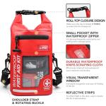 250 PCS Waterproof First Aid Kit in Dry Bag