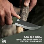 ODENWOLF W-SCANDI Full Tang Survival Knife