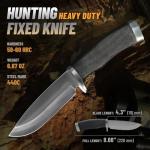 Tactical Hunting Knife with Sheath and Grip