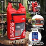 250 PCS Waterproof First Aid Kit in Dry Bag
