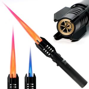 Windproof Adjustable Camping Lighter with Safety Lock