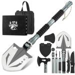 Multifunctional Survival Shovel and Camping Axe Combo
