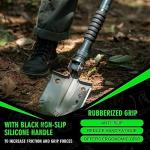 Multifunctional Survival Shovel and Camping Axe Combo