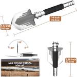 Goutime Folding Tactical Shovel for Camping and Hiking