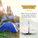 Solar Fire Starter Kit for Camping and Survival