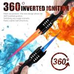 Windproof Adjustable Camping Lighter with Safety Lock