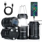 Xynover Solar Camping Lanterns - 4 Pack