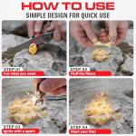 Dextreme Fire Plug Titan - Reliable Survival Fire Starter