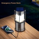 Lichamp 4-Pack Solar USB Rechargeable Camping Lanterns