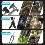 ZENHOSIT Folding Survival Shovel and Axe Combo