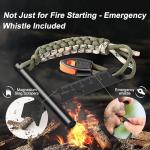 2 Pack Ferro Rod Fire Starter for Survival