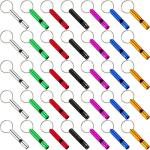 35-Piece Emergency Whistle Set with Keychain
