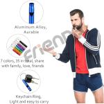 35-Piece Emergency Whistle Set with Keychain