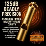 Loud Brass Emergency Whistle - 125db Survival Tool