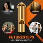 Loud Brass Emergency Whistle - 125db Survival Tool