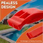 Super Loud Emergency Whistles with Reflective Lanyard