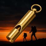 Loud Brass Emergency Whistle - 125db Survival Tool