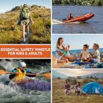 Super Loud Emergency Whistles with Reflective Lanyard