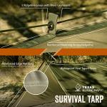 Waterproof Camping Tarp for Emergencies and Backpacking