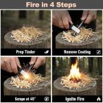 Portable Waterproof Ferro Rod Fire Starter Tool