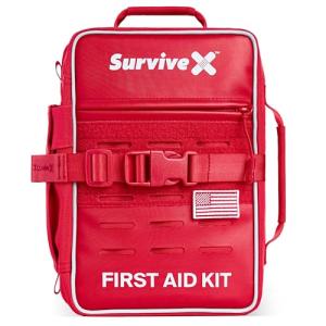 SurviveX Pro First Aid Kit for Travel & Outdoors