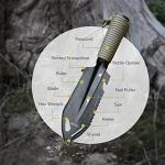 WILDAIR 7-in-1 Camping Multitool Shovel
