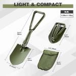 REDCAMP 23" Portable Military Folding Shovel