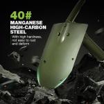 REDCAMP 23" Portable Military Folding Shovel