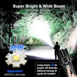 Sunitact 20000LM Rechargeable Super Bright Flashlight