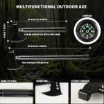 Compact Tactical Shovel Multi-Tool Survival Kit
