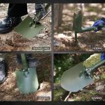 REDCAMP 23" Portable Military Folding Shovel