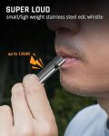 TISUR 125dB Emergency Whistles for Camping and Hiking