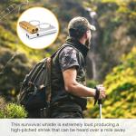 120 dB Emergency Survival Whistle with Lanyard