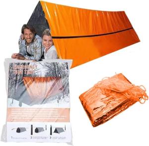 2-Person Mylar Emergency Shelter Tube Tent