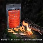 Waterproof Fire Starter Plugs for Any Emergency