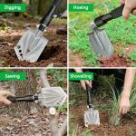 Portable Foldable Camping Shovel and Multitool