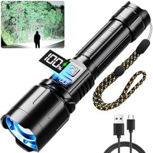 High Lumens Tactical LED Rechargeable Flashlight