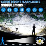 High Lumens Tactical LED Rechargeable Flashlight