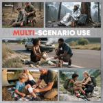 144-Piece Trauma First Aid Kit for Emergencies