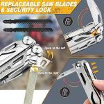BIBURY Folding Multitool Pliers with Saw and Scissors