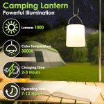 Rechargeable LED Camping Lantern with 1000LM Brightness