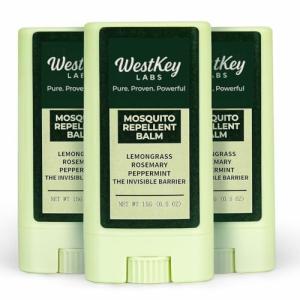 WestKey Labs Mosquito Repellent Balm Stick - 3-Pack