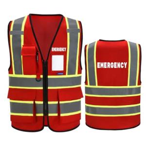 Big & Tall High Visibility Emergency Safety Vest