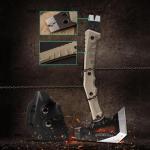 HX OUTDOORS Tactical Multifunctional Camping Axe Black