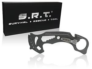 14-in-1 Survival Rescue Tool with Seat Belt Cutter