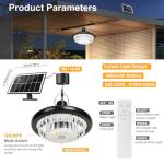 BlueYu Solar LED Motion Sensor Light with Remote