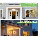 Solar-Powered Motion Sensor Light with Remote Control