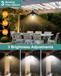 3000LM Solar Shed Lights with Remote Control - 2 Pack